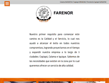 Tablet Screenshot of farenor.cl